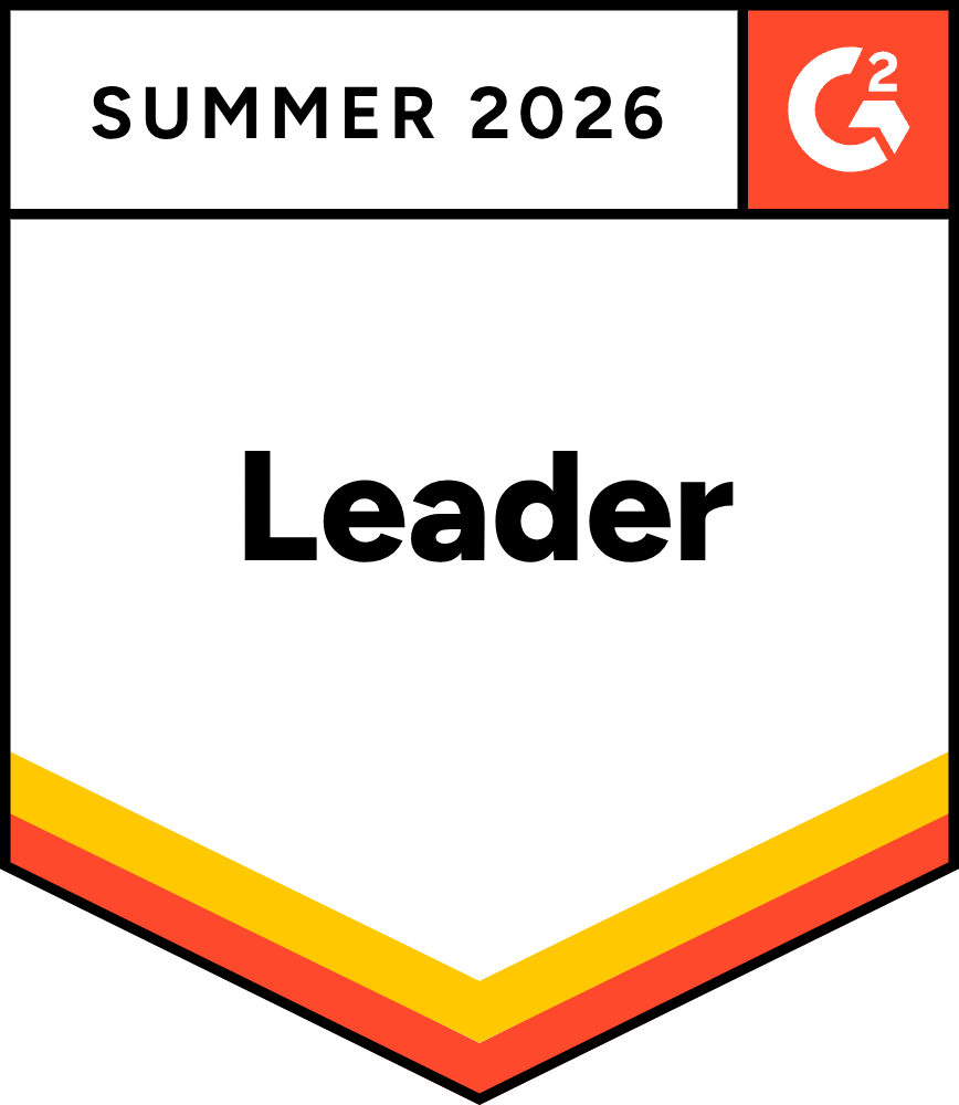 G2 Summer 2026 Leader award