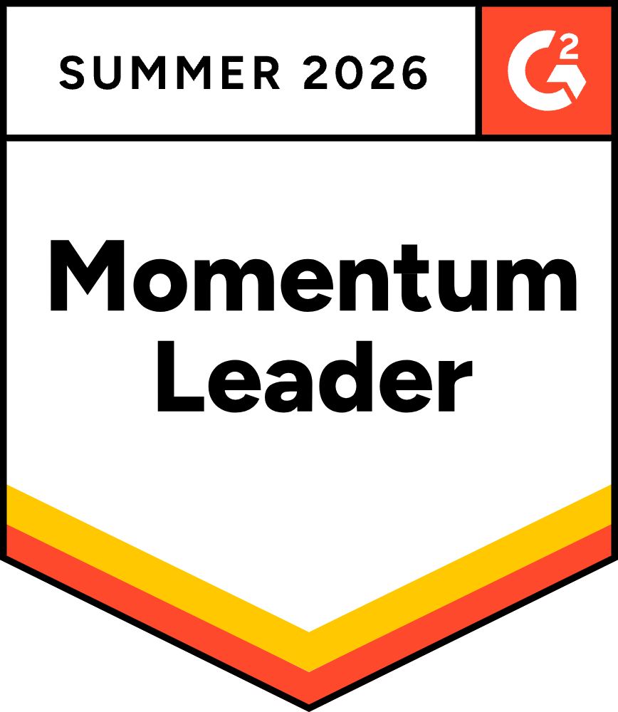 G2 Summer 2026 Momentum Leader award